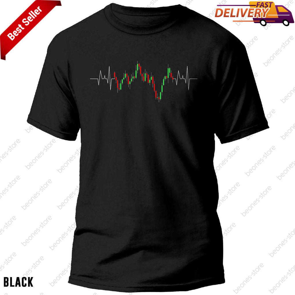 Stock Trading T-Shirt Cool Candlestick Stock Market Traders Financial Gift Tee I