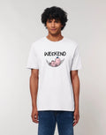 Men's Short Sleeve T-Shirt White, WEEKEND
