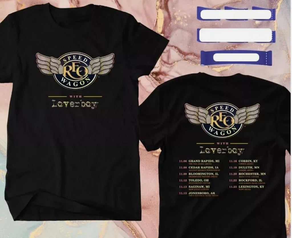 REO SPEEDWAGON and LOVERBOY FALL USA TOUR 2024 T-Shirt