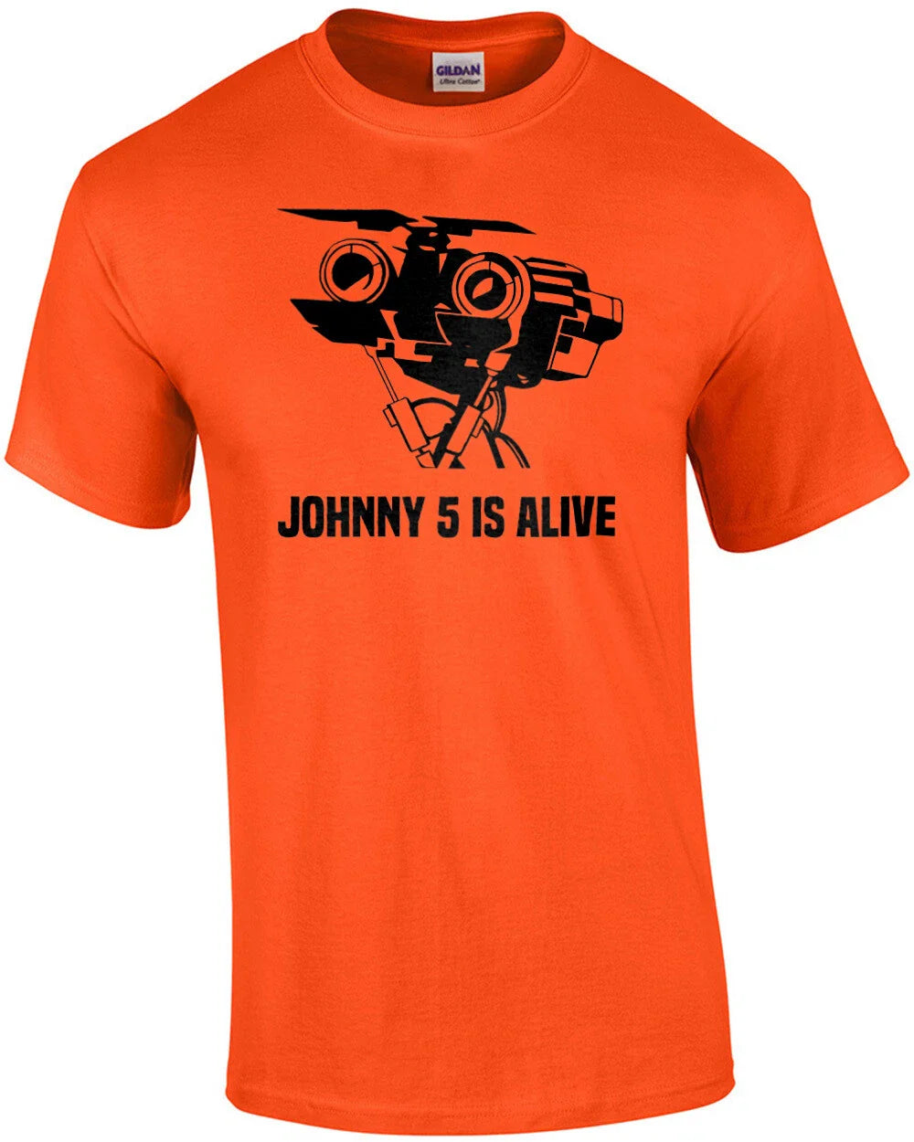 Johnny 5 is alive - Short Circuit - 80's T-Shirt