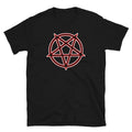 Satanic Occult Symbol The Inverted Pentagram Men's Short-Sleeve T-Shirt