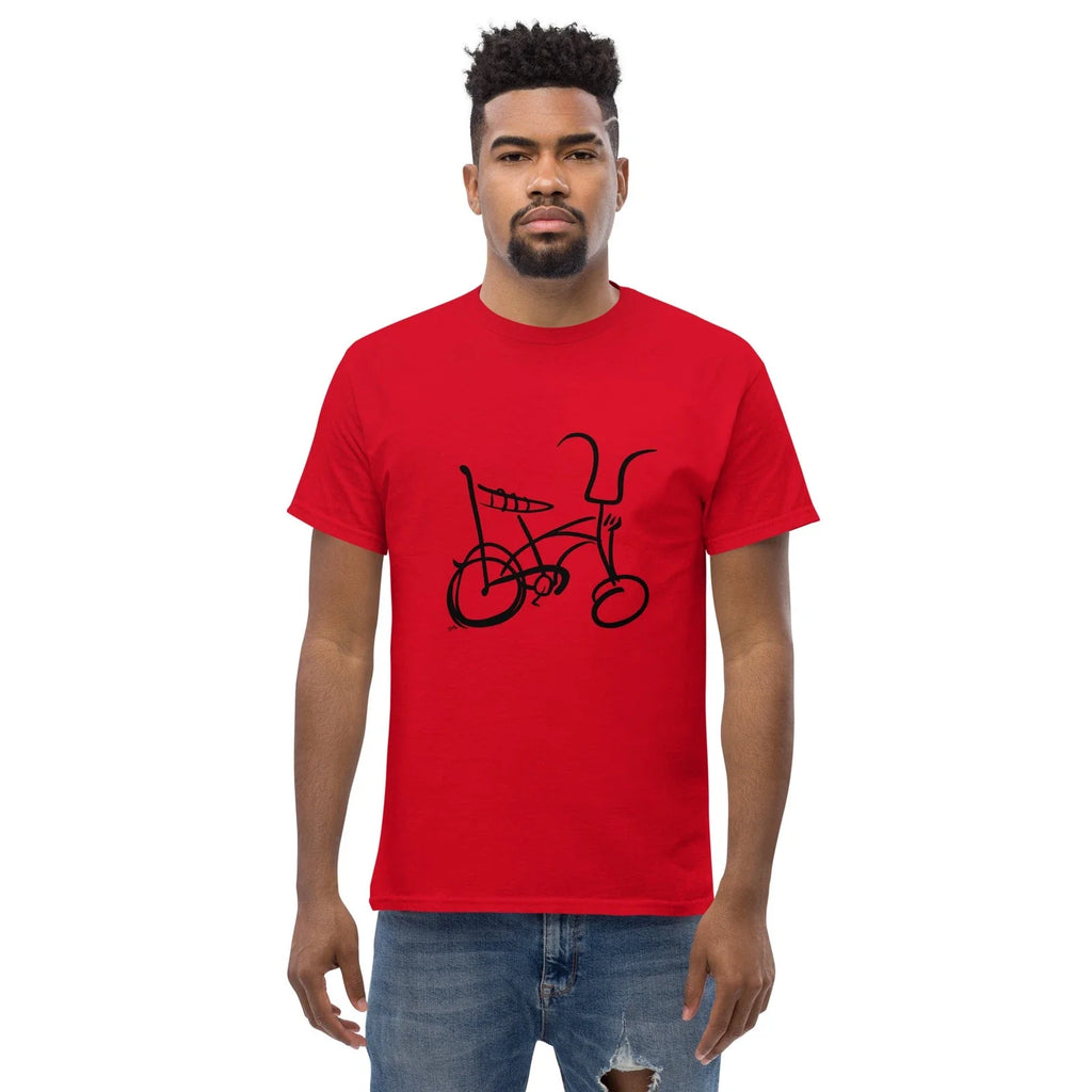 1970's Muscle Banana Seat Bicycle Sketch Unisex Classic T-Shirt