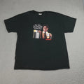 Vintage Office Space Shirt Mens XL Black Hanes Graphic Movie Bill Lumbergh