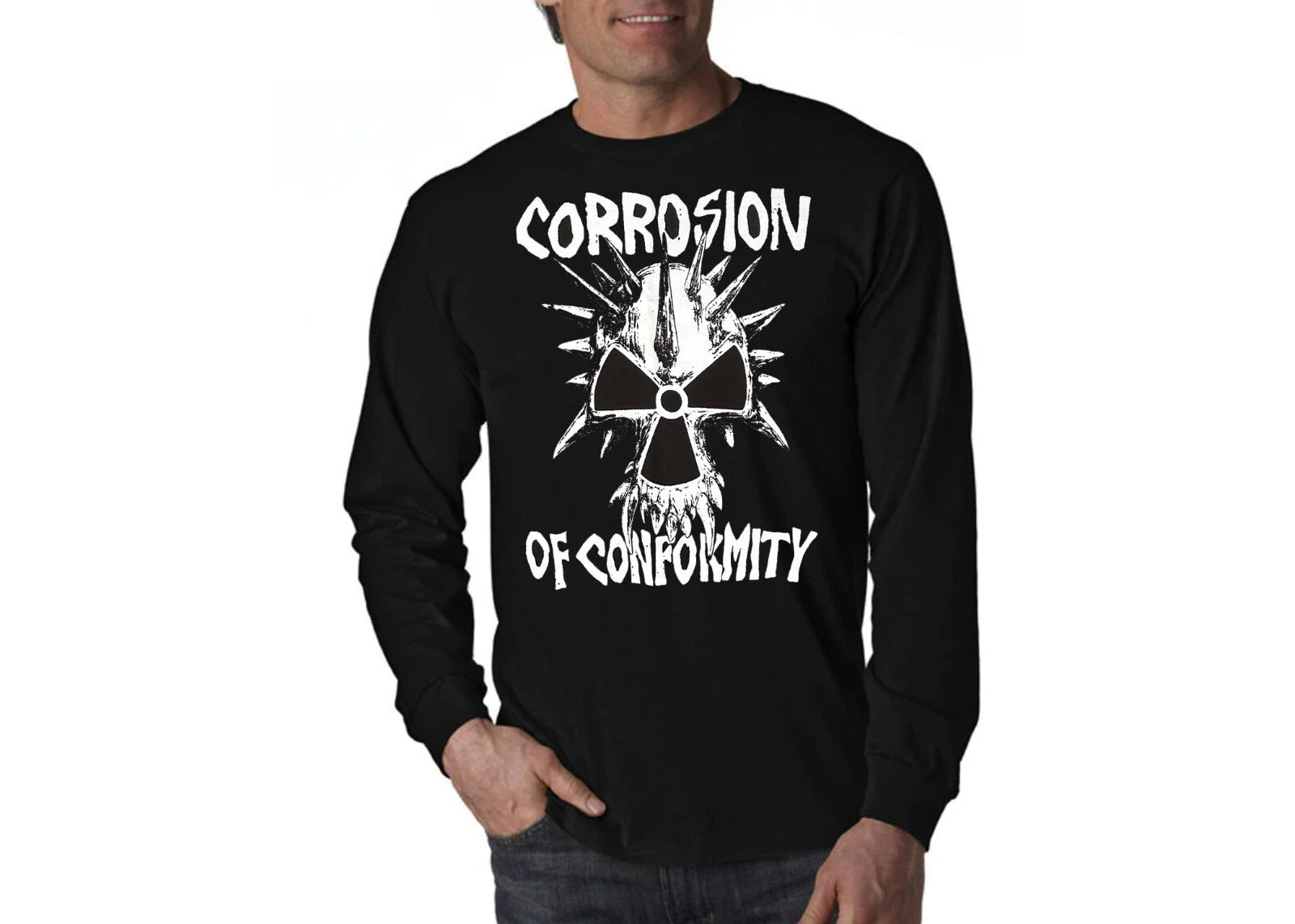CORROSION OF CONFORMITY Black Long Sleeve T Shirt