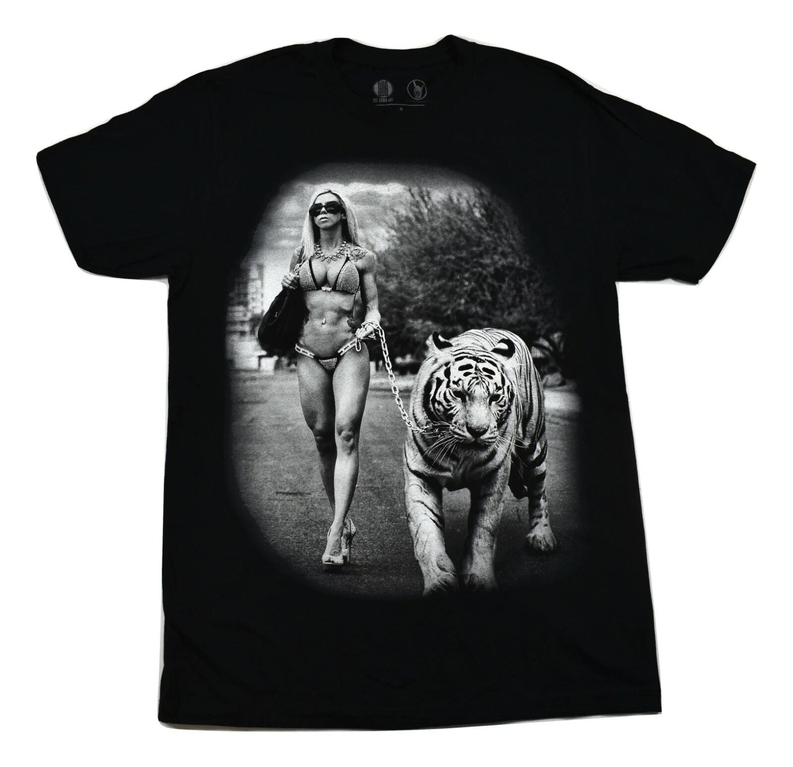 Get Down Art Mens Glamour Tiger By Daveed Benito Shirt New S-3XL