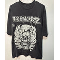 Y2K Backpackboyz Skull Wings Graphic T Shirt Black Men's Large