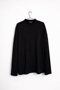 Ricardo Almeida Black Long Sleeve Shirt Mens M Minimalist Designer Zip Detail