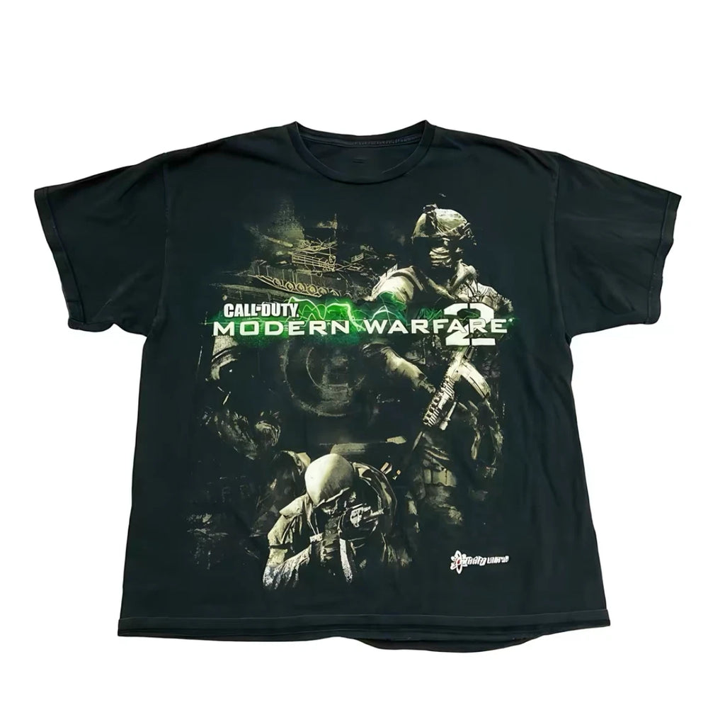 Modern Warfare 2 T Shirt Vintage Graphic Grunge Y2K Tapout Amity Affliction Emo