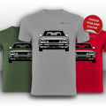 Ford Granada 1977 Front View Super Cool hand printed T-Shirt