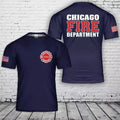 Chicago Fire Department Firefighter Shirt Full Size Gift For Dad 3D Shirt