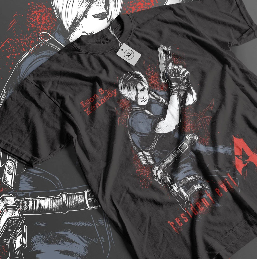 Resident Evil  T-shirt Ada Wong Buhonero  Horror Anime Manga Gift Shirt All Size