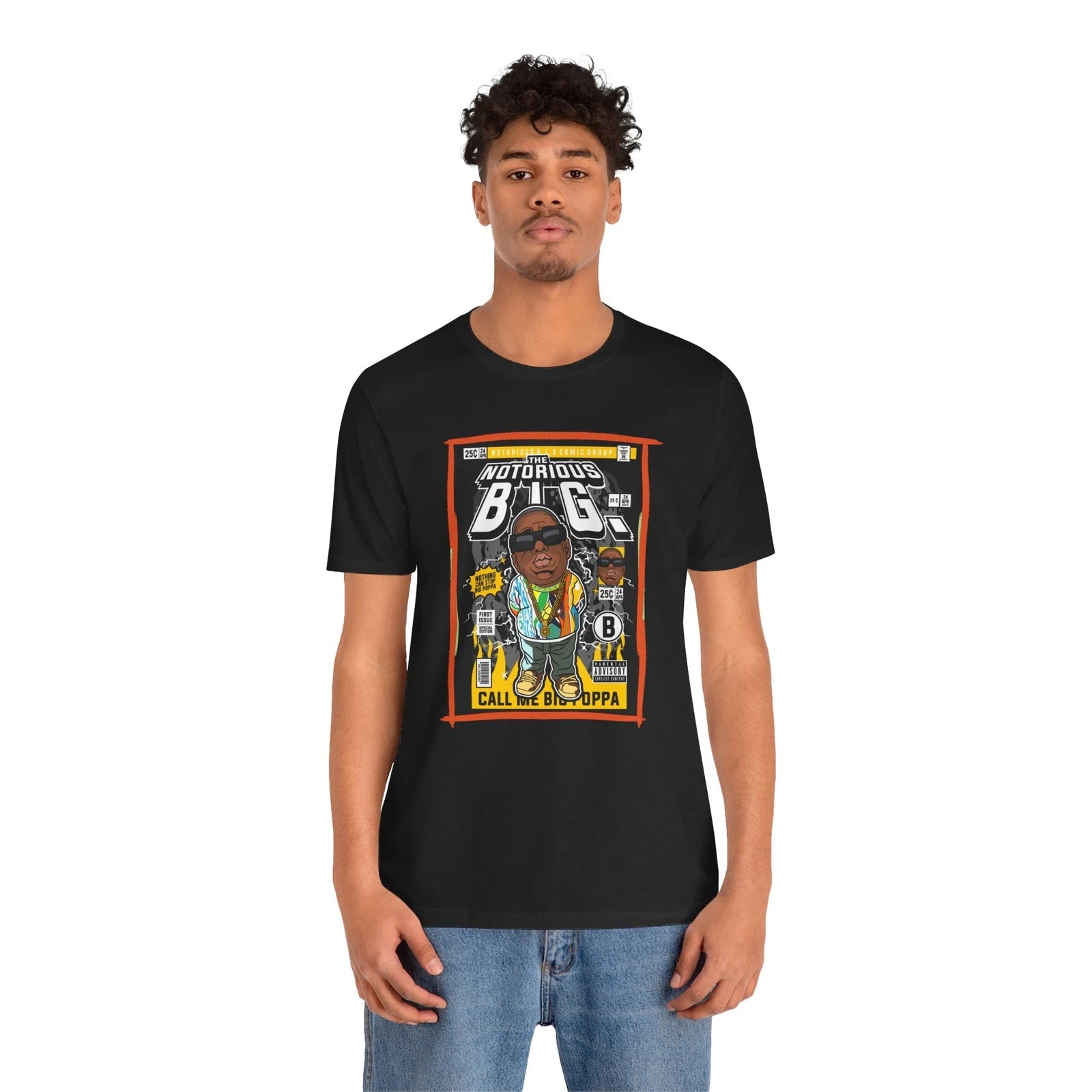 The Notorious B.I.G Retro Comic Book-Pop Art Graphic T-shirt