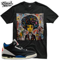 Shirt To Match 3 Rare Air Unisex Tee Sneaker Shirt Afro Shirt For Sneaker Tee