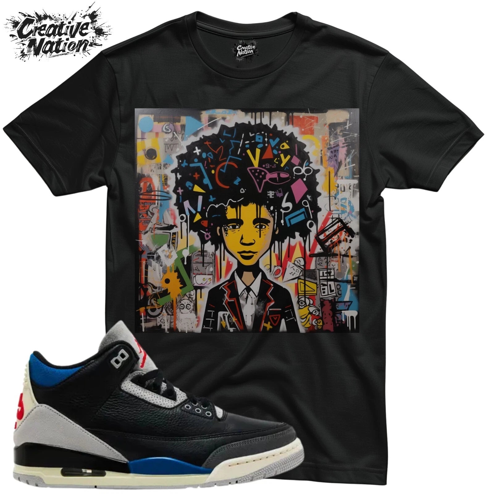 Shirt To Match 3 Rare Air Unisex Tee Sneaker Shirt Afro Shirt For Sneaker Tee