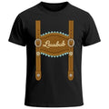 Men's T-Shirt for Oktoberfest Lausbub Lederhosen Fun Shirt Costume Shirt