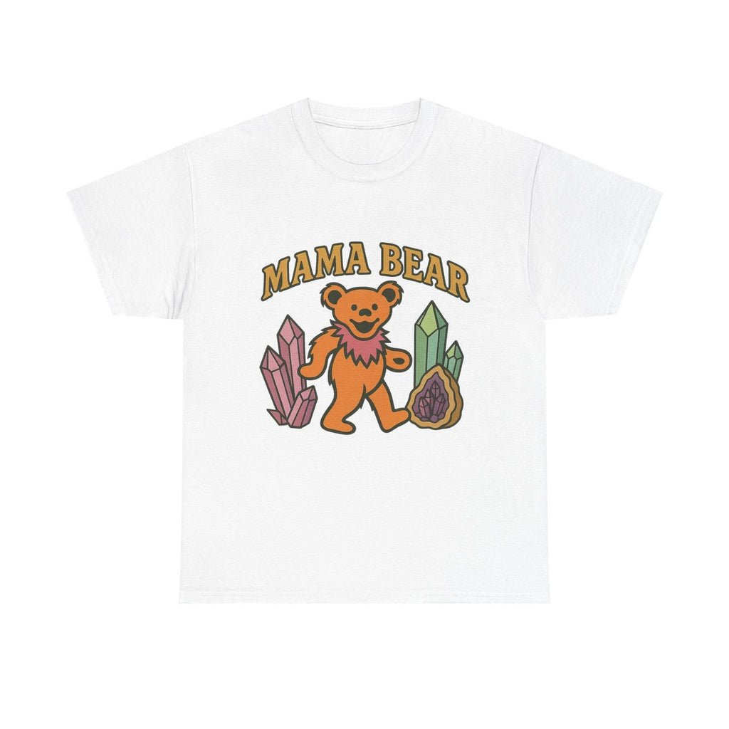 Mama Bear Tee, Boho Crystal Bear Shirt, Mothers Day Gift,  Geode