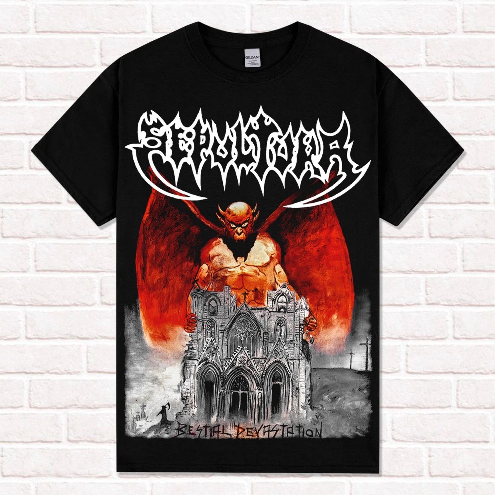 Sepultura "Bestial Devastation"  T-Shirt. Thrash Metal. Groove metal.
