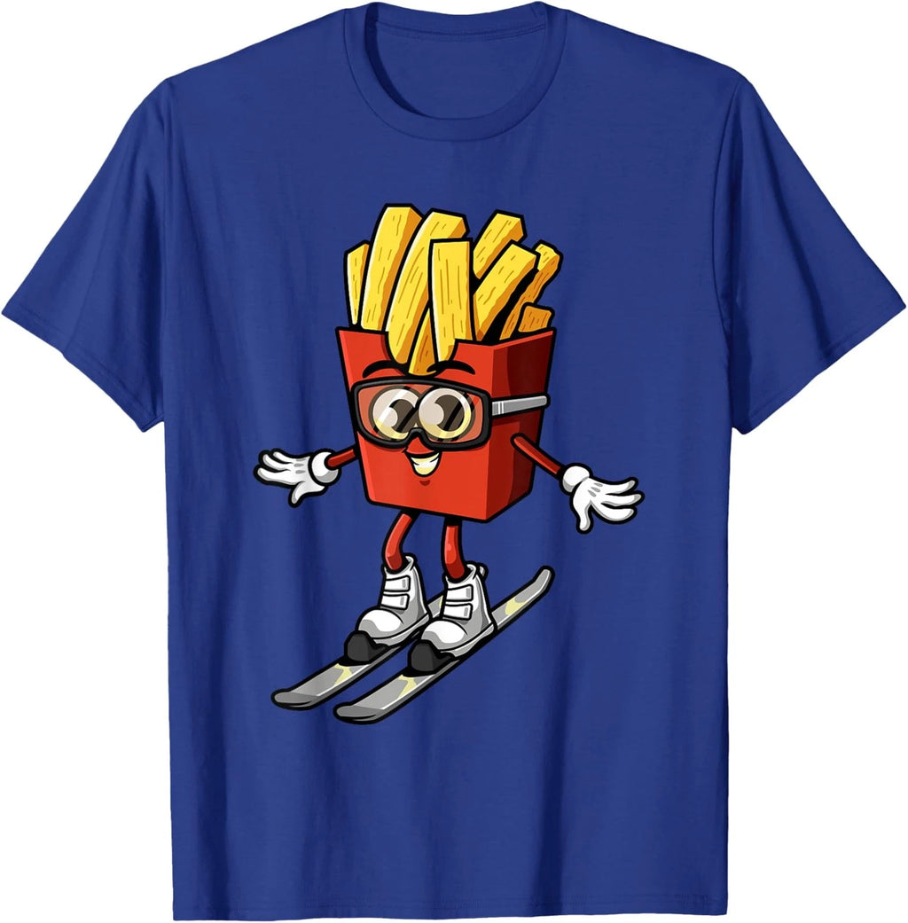 Funny French Fry Ski Instructor Potato Humor Unisex T-Shirt