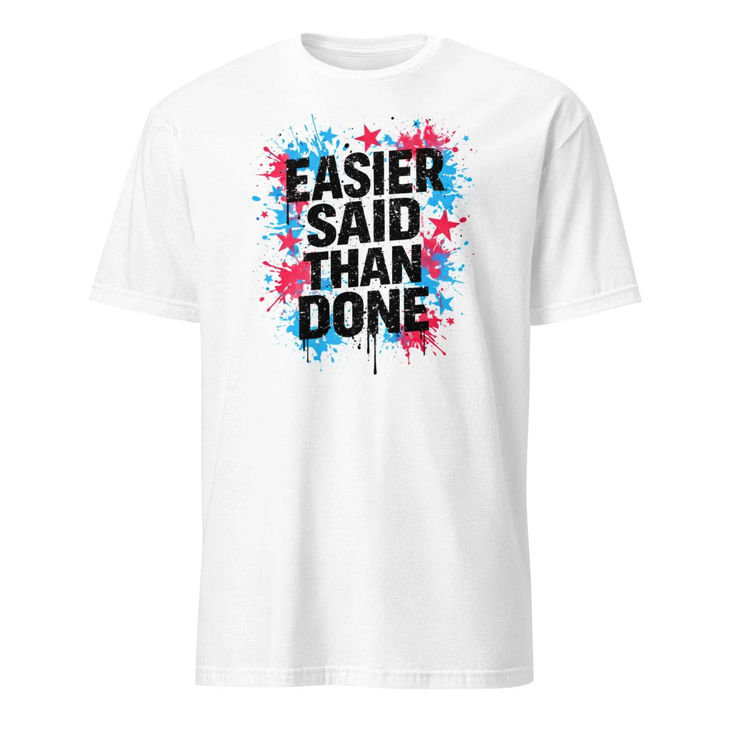 Urban Streetwear Graphic Tee Retro Graffiti Style Shirt Edgy Motivational Tshirt