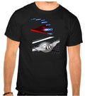 Bentley Speedometer Car Logo Black T-Shirt -1330