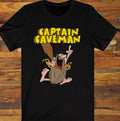 Captain Caveman cartoon black T-shirt Unisex Tee All sizes S to 5Xl