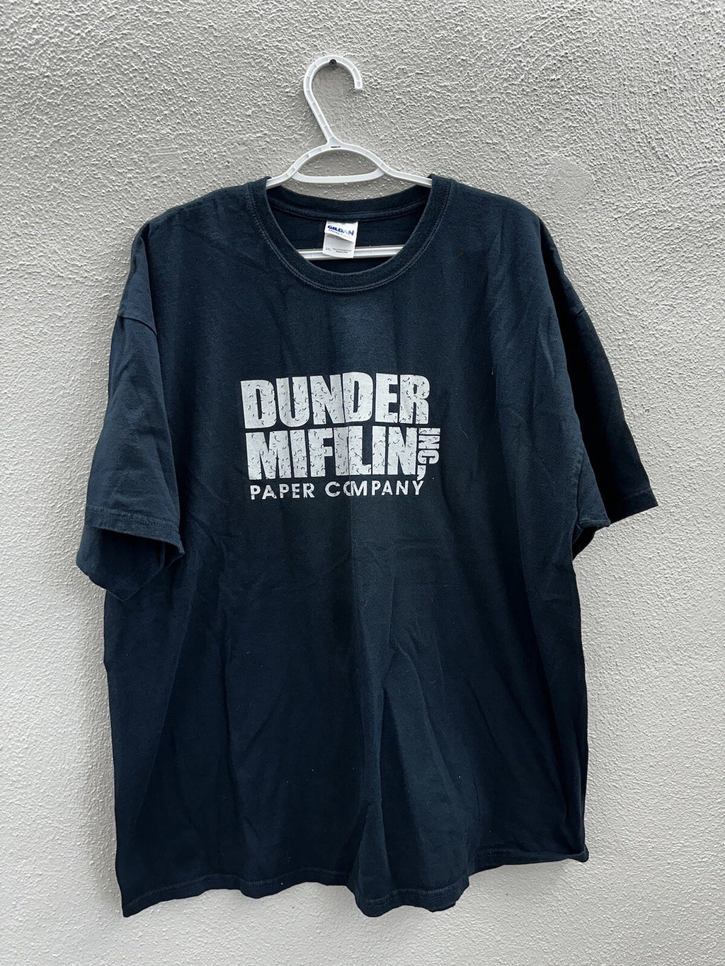 Gildan Brand T-Shirt Size 2XL Dunder Mifflin The Office Black Short Sleeve