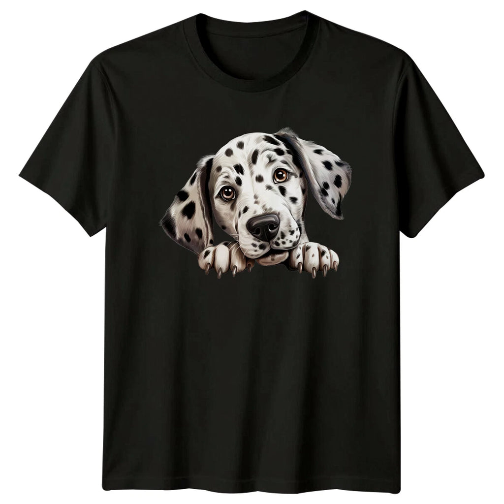 Cute Dalmatian Puppy Dog Breed Lover T-Shirt Graphic Novelty