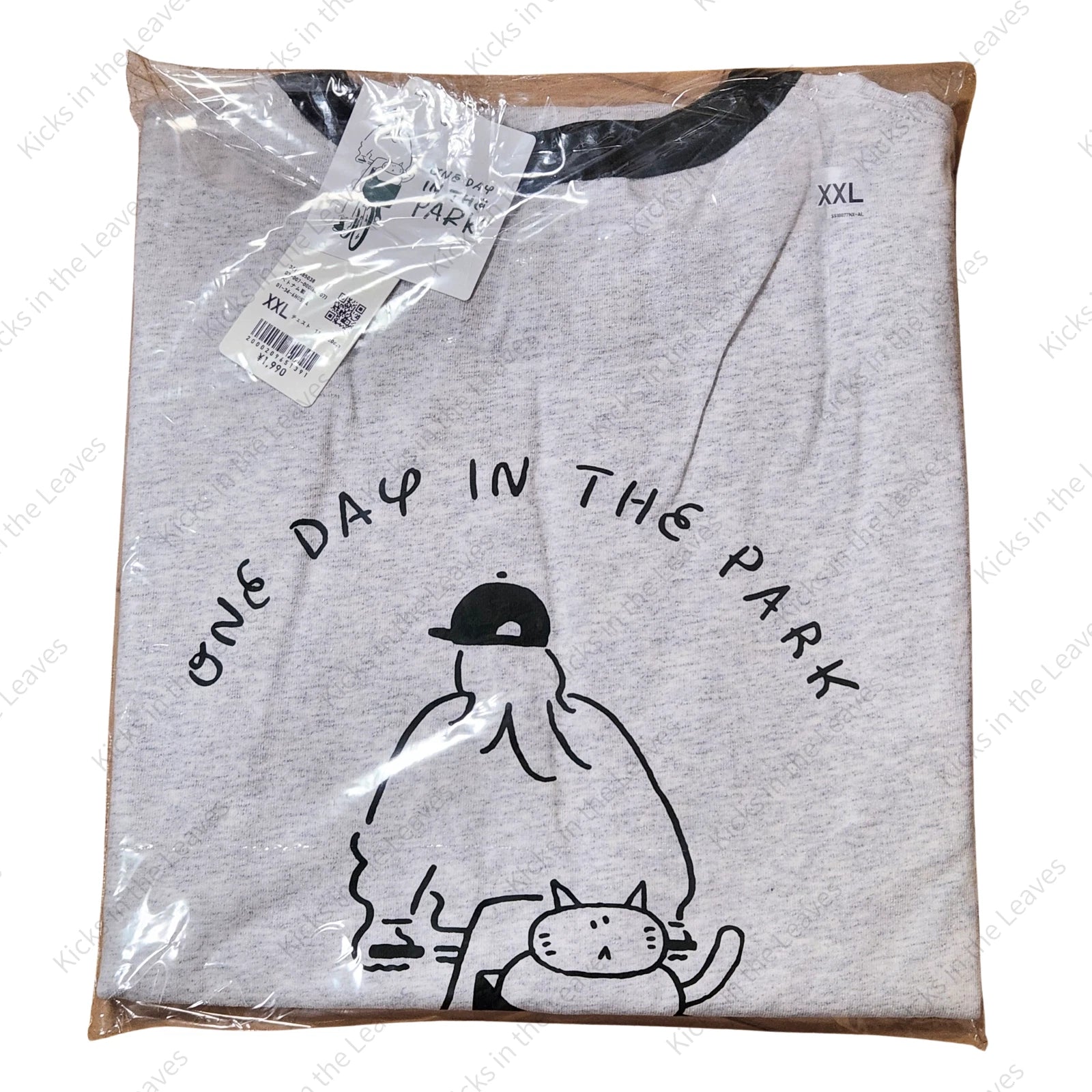 UNIQLO Nagaba Yu T-Shirt UT ONE DAY IN THE PARK 485038 GRAY from Japan