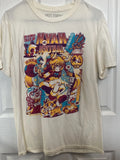 Hot Topic NYANDERTHAL Kawaii Graphic Tee Men’s Size M Cream T W/Graphic