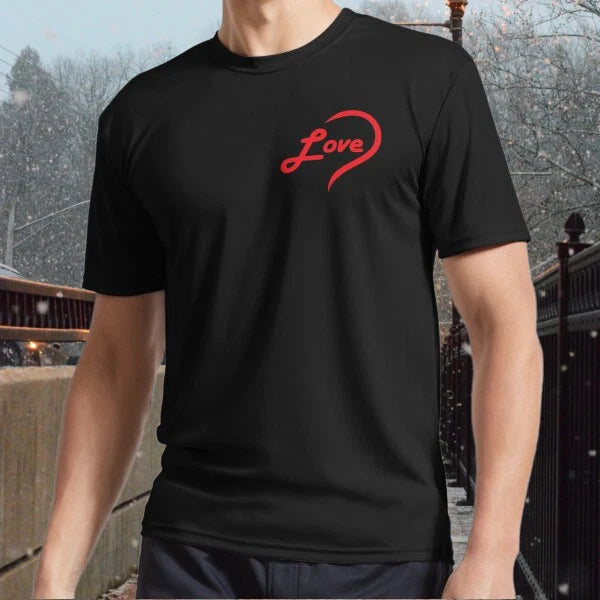 New Creative Logo Describe Love Active Logo Men's T-shirt funny size S to 5XL