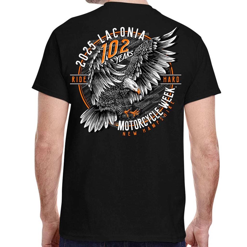 2025 Laconia Motorcycle Week Eagle Landing T-Shirt