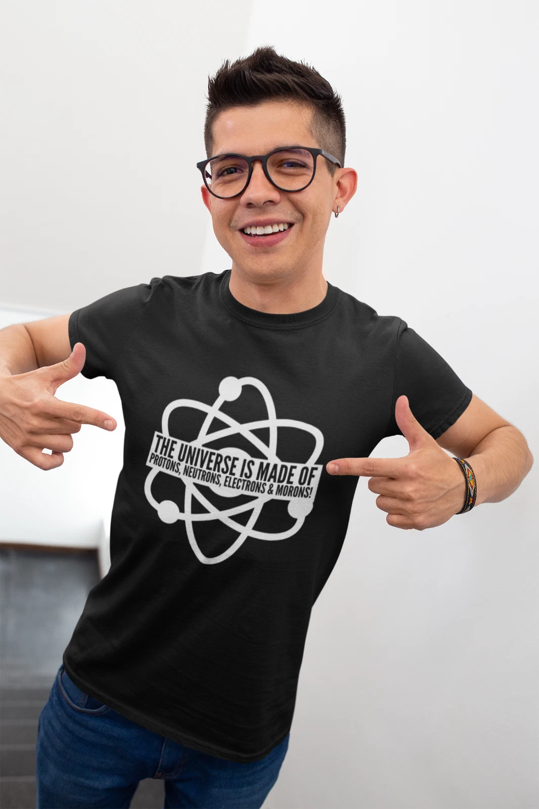 The Universe Is Made Of Mens Adult Unisex T-Shirt Physics STEM Scientist Science