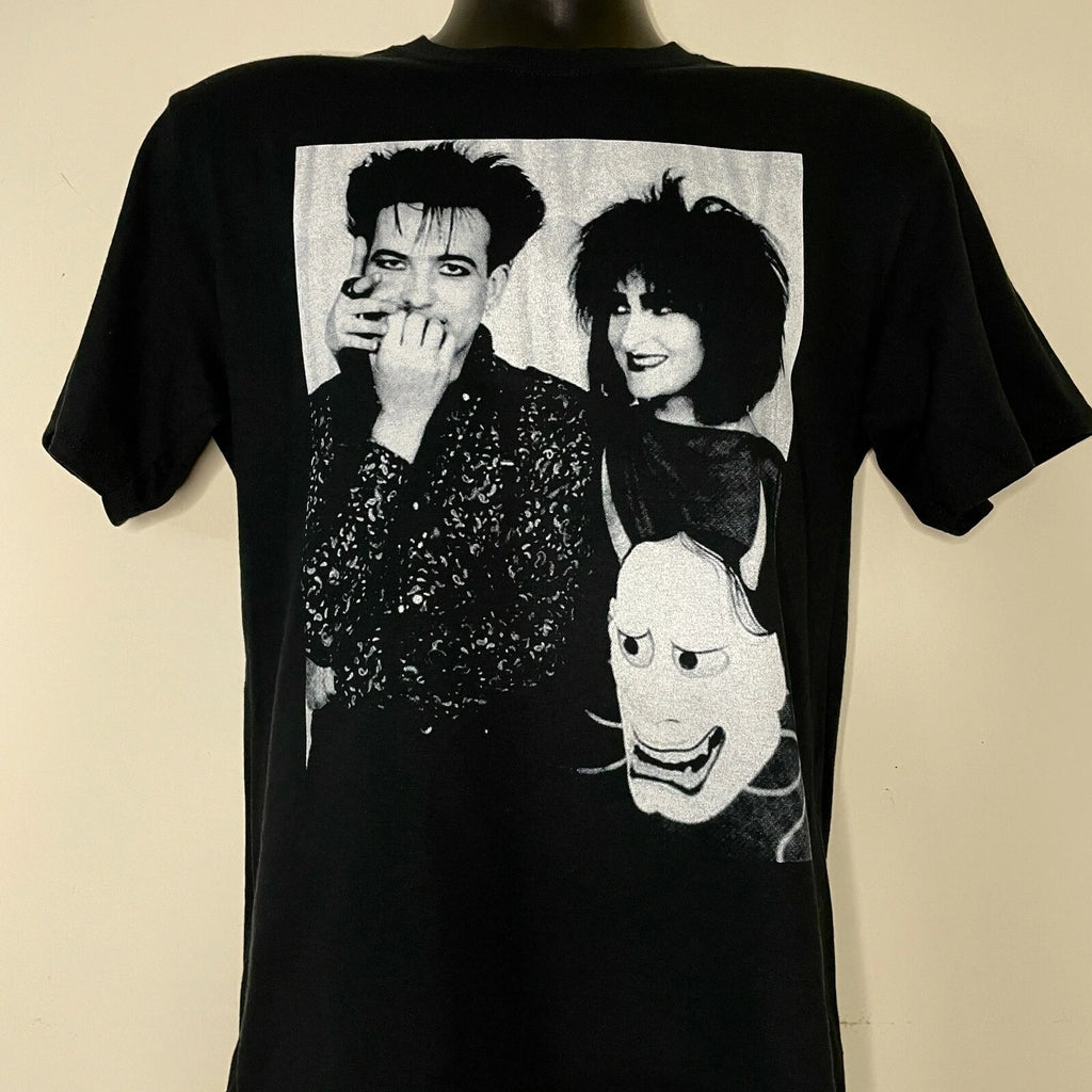 Robert Smith & Siouxsie Sioux the cure banshees goth 80s T-shirt S M L XL XXL