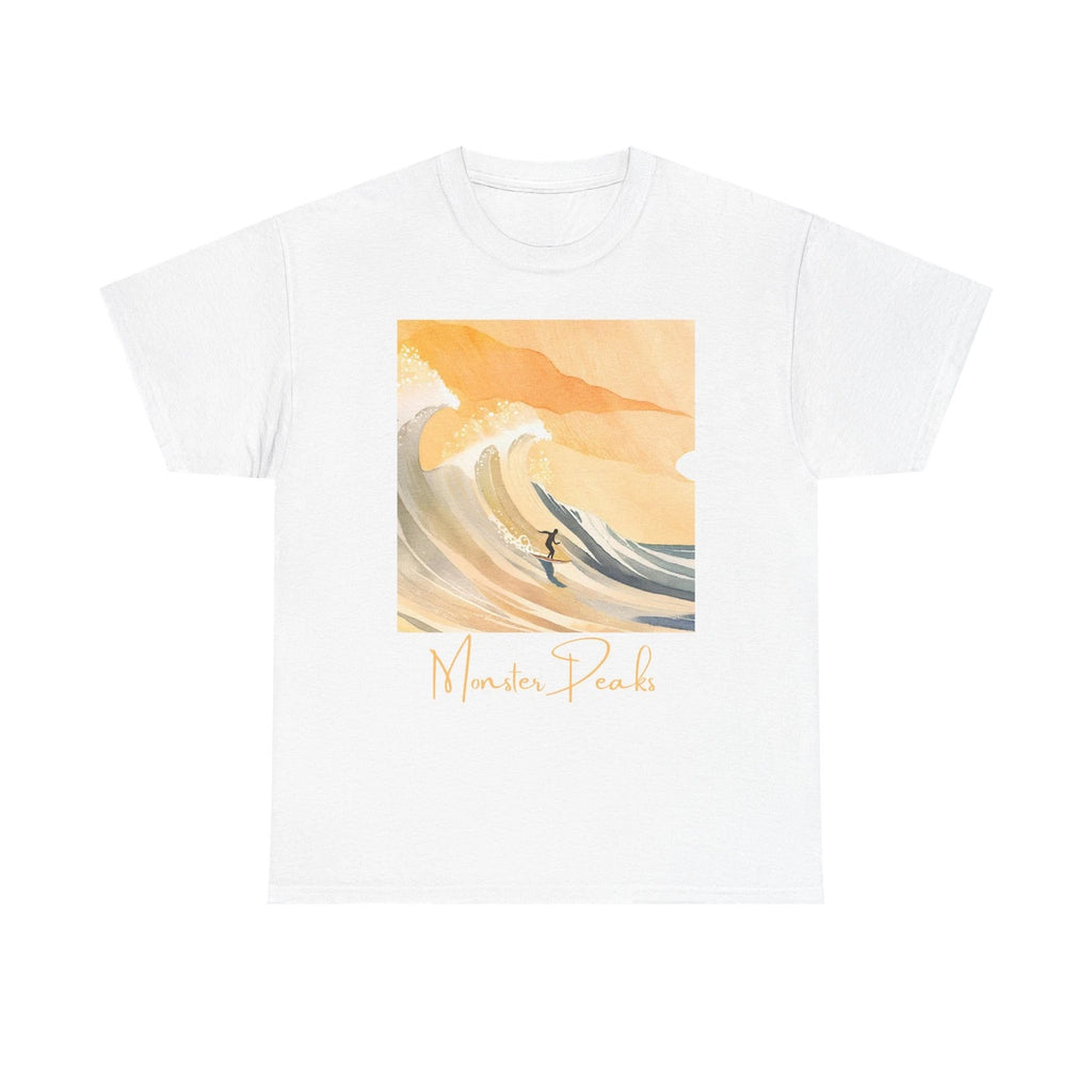 Surf Wave Tshirt | Watercolor Ocean Tee | Surfer Beach Gift