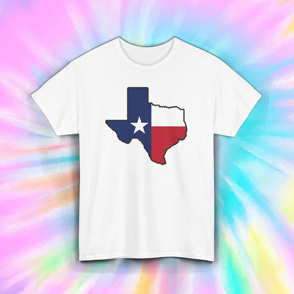 Texas Map T-Shirt S-5XL Lone Star State Pride Gift Southern USA Graphic Tee