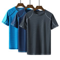 Men Swim Shirt Short Sleeve Uv Shirt Athletic Quick Dry Tshirt Tee New