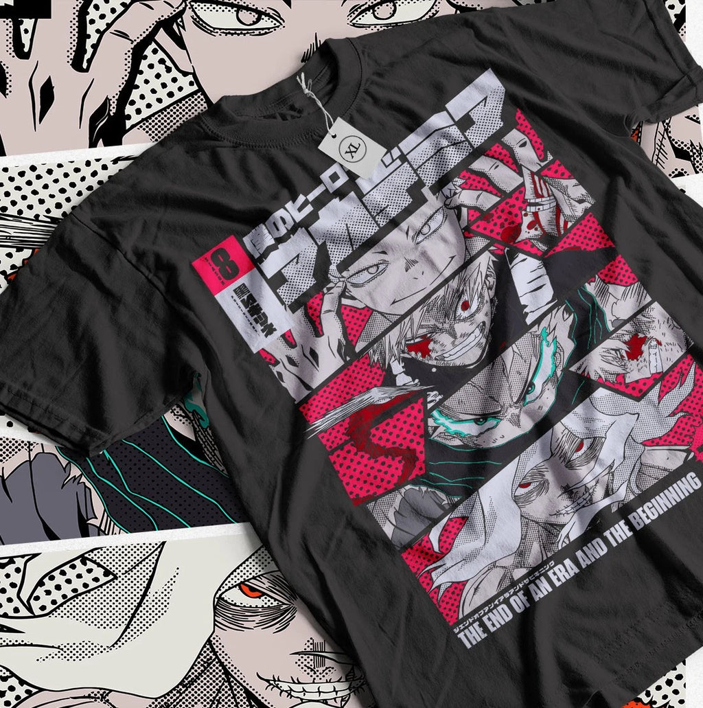 Bakugo T-Shirt Katsuki Manga My Hero Academia Anime Black Gift shirt All Size