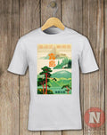 Japanese Travel Poster Aesthetic Japanese Classic Mountains 1930's Art