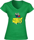 Rory Mcilroy Masters Back to Back Champion LADIES V-Neck Shirt T-Shirt
