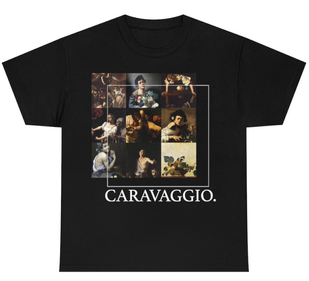Caravaggio Shirt Aesthetic Unisex Art Vintage Calling of Matthew Tee