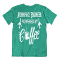 Arospace Engineer Powered By Coffee Tshirt Science Humor Shirt Unique Tee