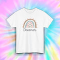 Dreamer Rainbow Boho Inspirational Positive Vibes T-Shirt S-5XL