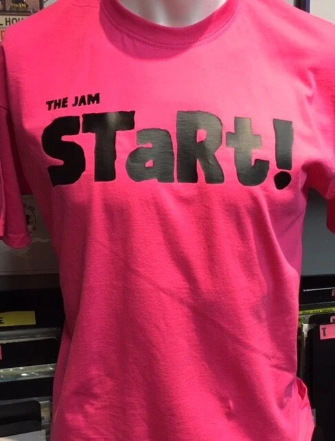The Jam 'Start' - NEW Pink T-Shirt (Paul Weller, Mod)