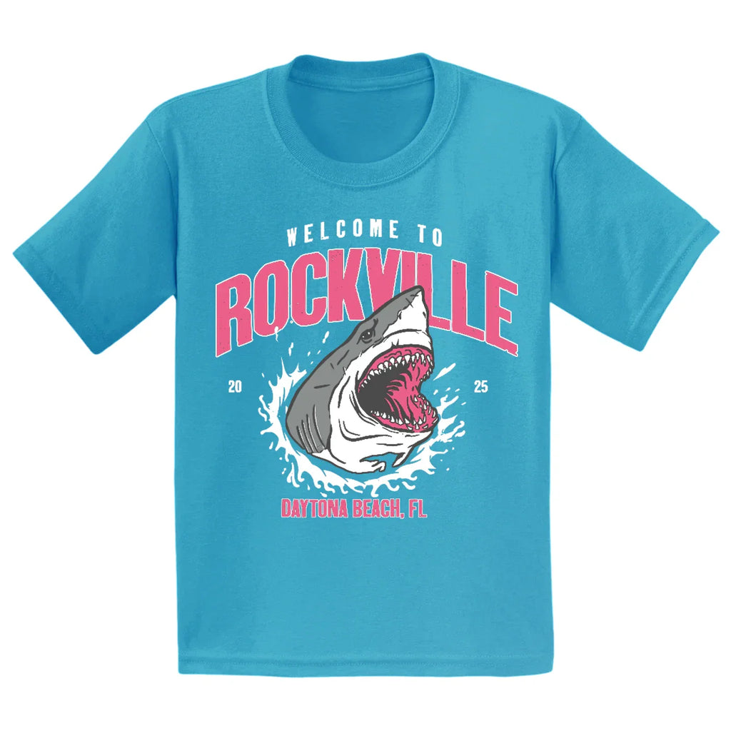 Welcome To Rockville 2025 "Sharkbite" Youth Reprint Graphic T-Shirt All Sizes