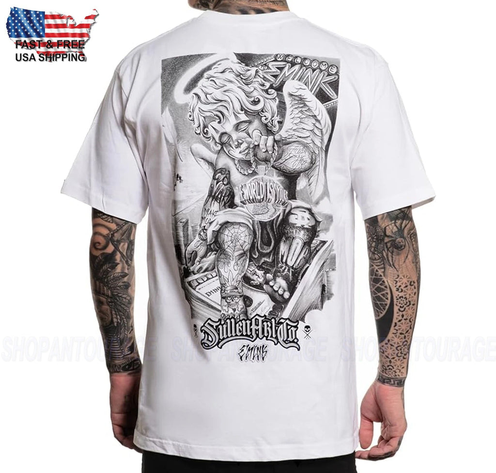 Sullen Art Collective Emink Standard Fit SCM6996 New Short Sleeve Men`s T-shirt