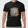 We’re All In This Together Like Hostages Funny Graphic T Shirt Humor Tee