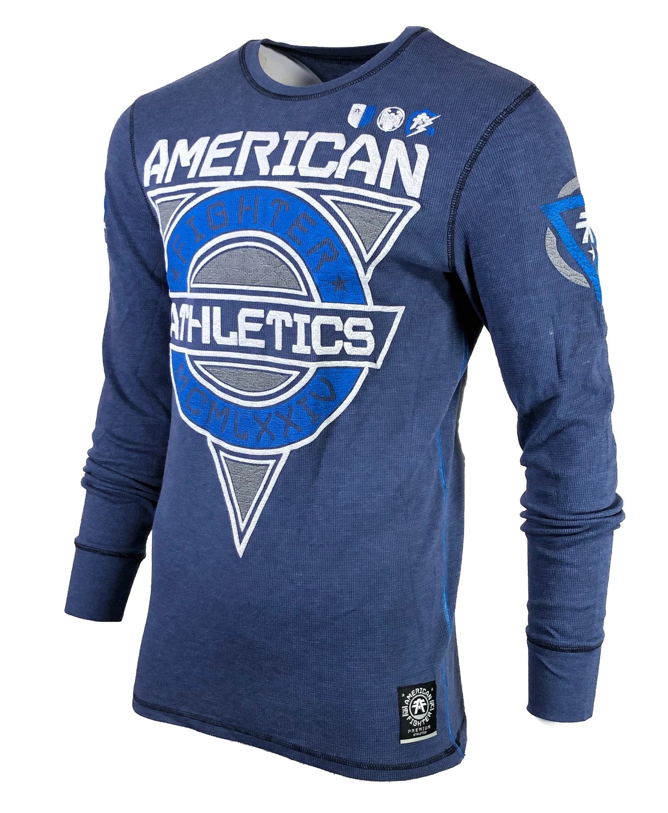 AMERICAN FIGHTER Men's Thermal Shirt GROVE WEATHERED Athletic MMA