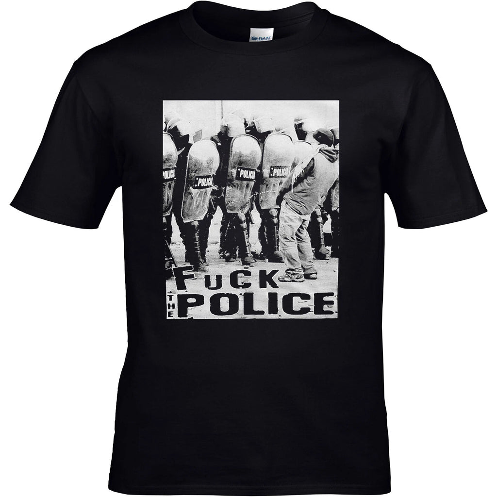 F*CK THE POLICE T-Shirt S-3XL Punk No Justice No Peace FCK CPS 13/12