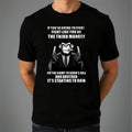 The Third Monkey T-shirt Funny Motivational Quote Gift Top Men's Unisex Tee