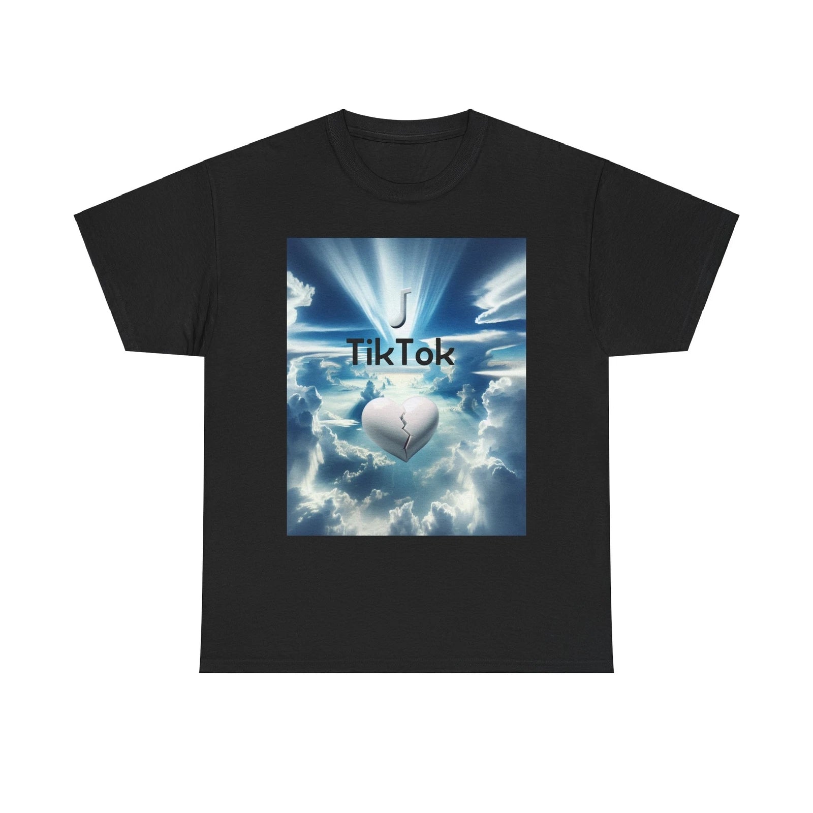 Broken Heart TikTok Unisex Heavy Cotton Tee